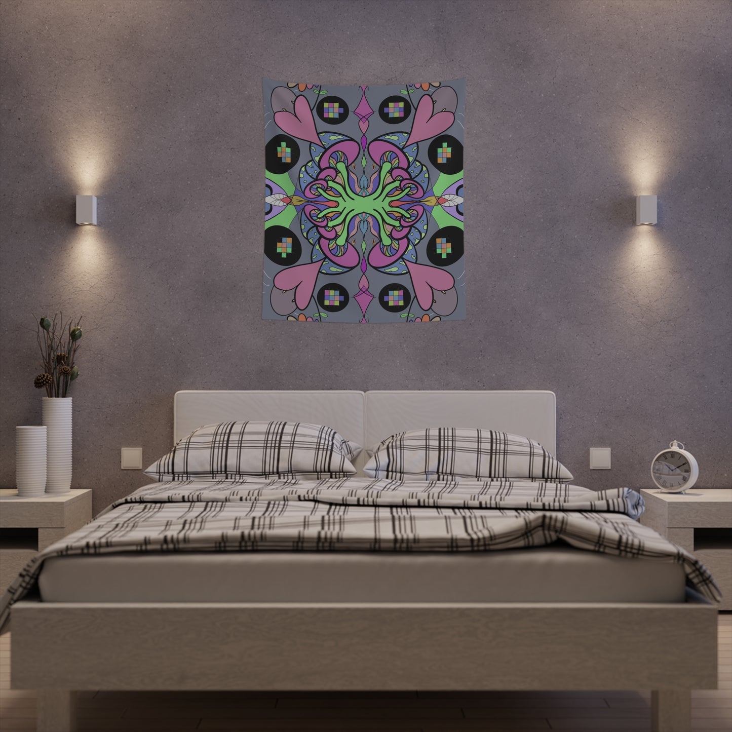 Cat Shrooms Tapestry